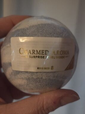 Charmed Aroma Bath Bomb with Surprise Ring Size 8